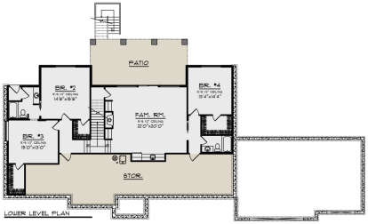 Basement for House Plan #1020-00344