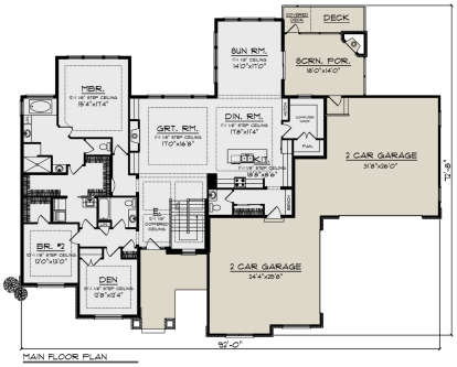 Main Floor for House Plan #1020-00347
