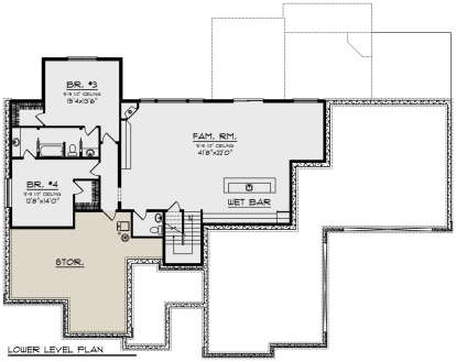 Basement for House Plan #1020-00347