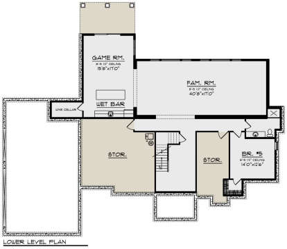 Basement for House Plan #1020-00348