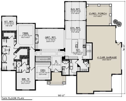 Main Floor for House Plan #1020-00349