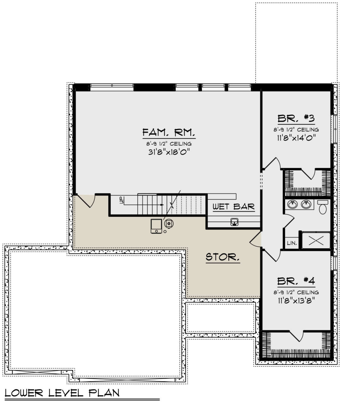 Basement for House Plan #1020-00354