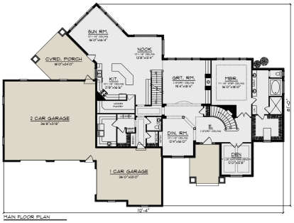 Main Floor for House Plan #1020-00355