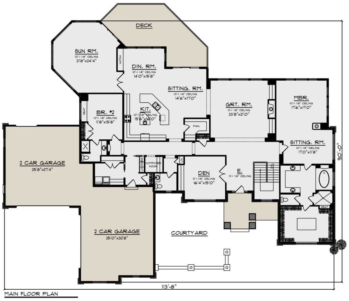 Main Floor for House Plan #1020-00356