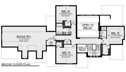 Second Floor for House Plan #1020-00357