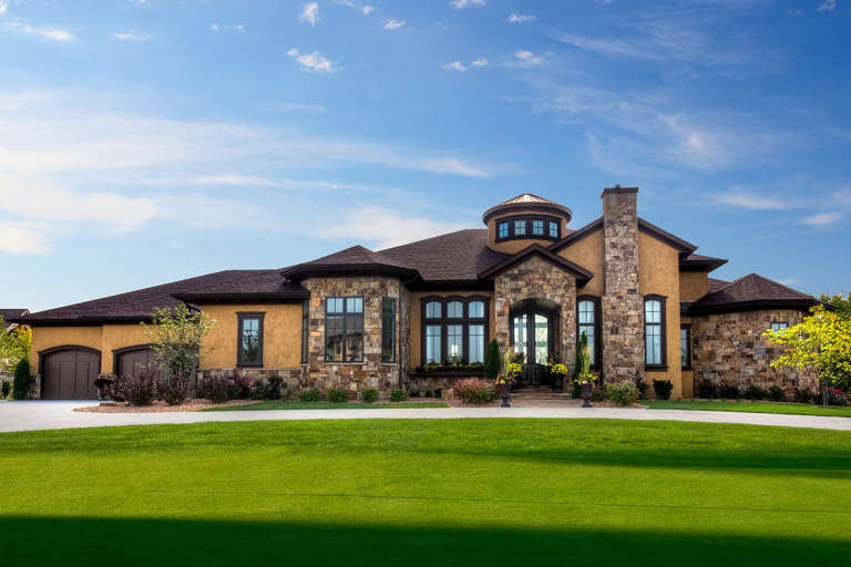 European House Plan #1020-00359 Elevation Photo