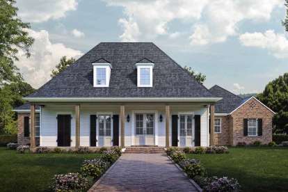 4 Bed, 3 Bath, 2671 Square Foot House Plan - #7516-00048