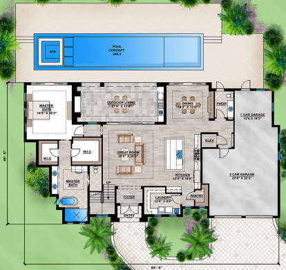 Main Floor for House Plan #207-00086