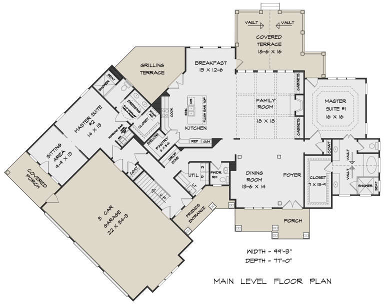 House Plan House Plan #24033 Drawing 1