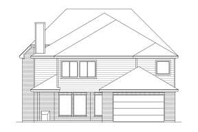 Colonial House Plan #5445-00354 Elevation Photo