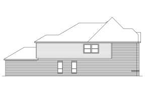 Colonial House Plan #5445-00354 Elevation Photo