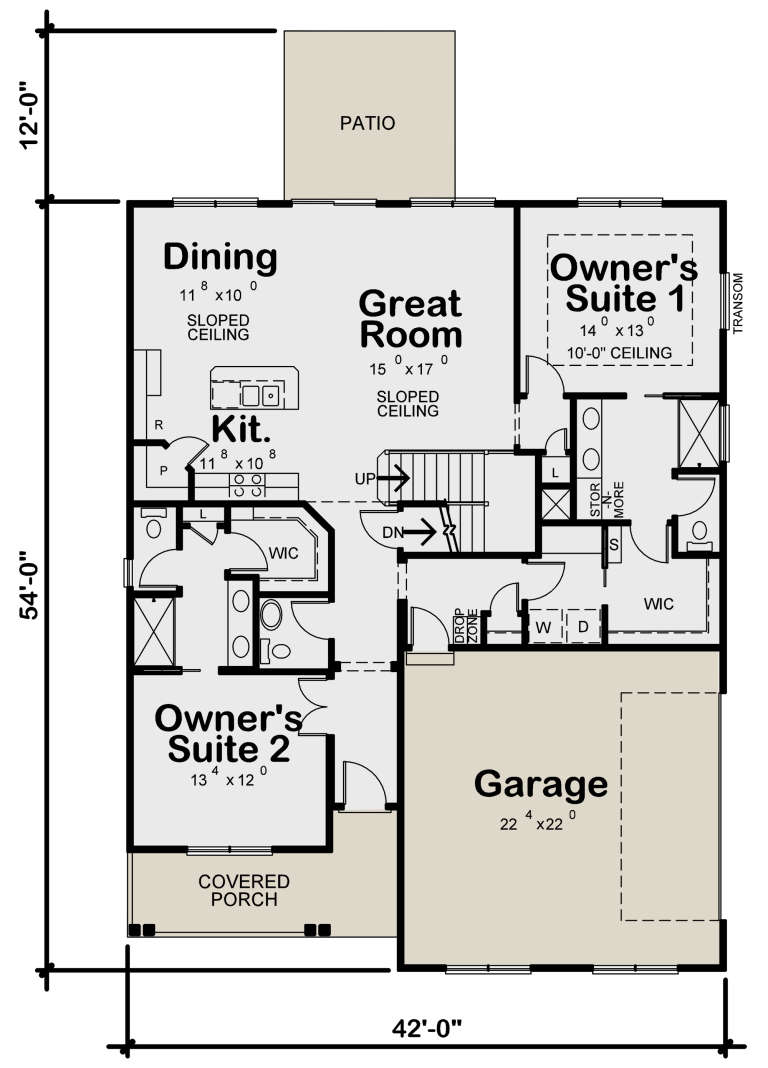 House Plan House Plan #24036 Drawing 1