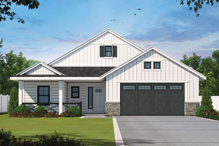 House Plan House Plan #24037 Front Elevation 