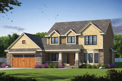 Craftsman House Plan #402-01620 Elevation Photo