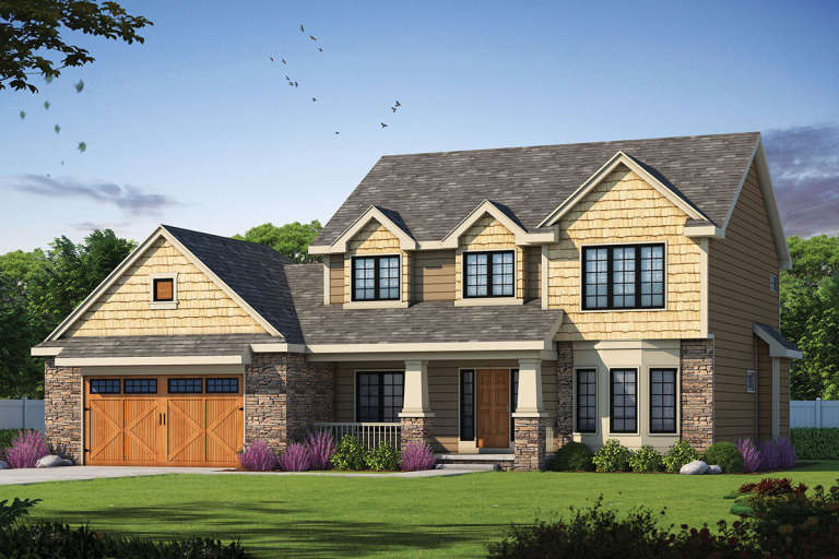 House Plan House Plan #24038 Front Elevation 