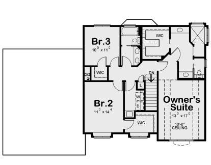 Second Floor for House Plan #402-01620