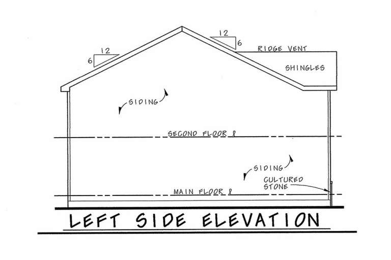 Traditional House Plan #402-01622 Elevation Photo
