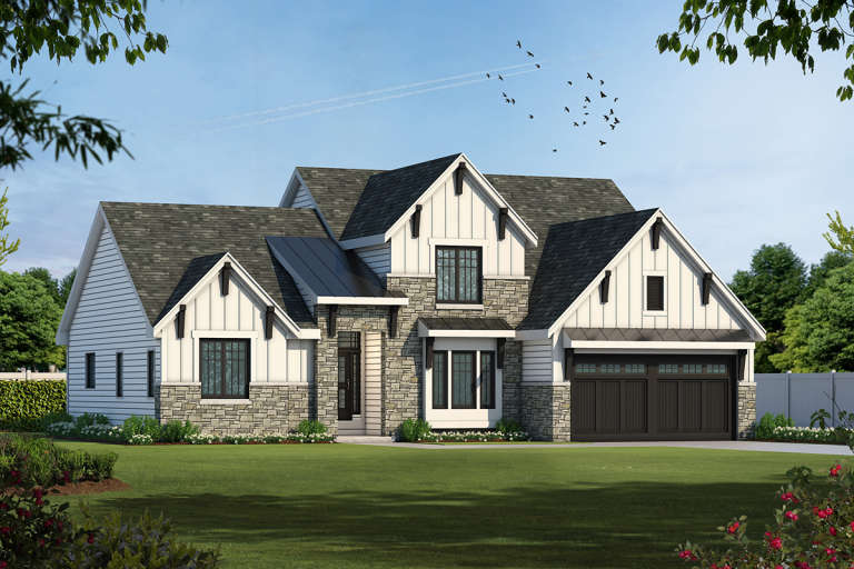 House Plan House Plan #24042 Front Elevation 
