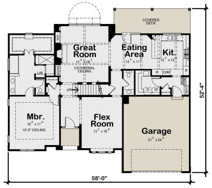 Main Floor for House Plan #402-01624