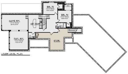 Basement for House Plan #1020-00360