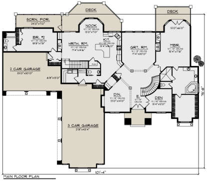 Main Floor for House Plan #1020-00361