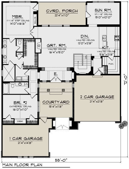 House Plan House Plan #24046 Drawing 1