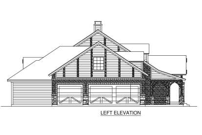 Country House Plan #5445-00357 Elevation Photo