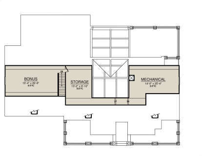 Bonus Room for House Plan #5445-00357