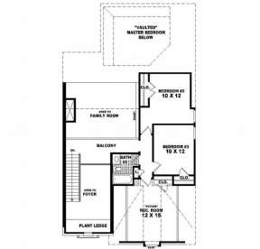 Second Floor for House Plan #053-00201
