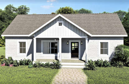 Ranch House Plan #1776-00104 Elevation Photo