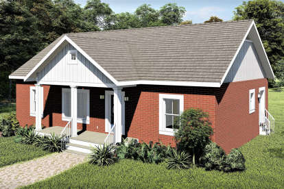 Ranch House Plan #1776-00104 Elevation Photo