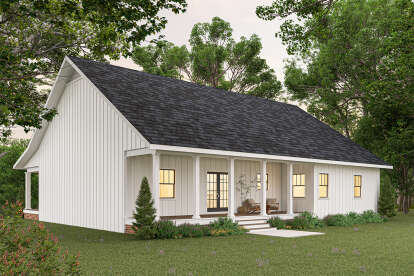 Country House Plan #1776-00105 Elevation Photo