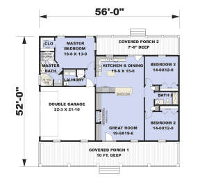 Main Floor for House Plan #1776-00105