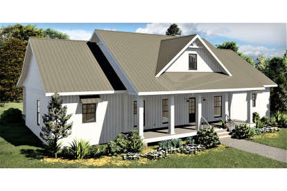 Modern Farmhouse House Plan #1776-00106 Elevation Photo