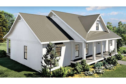 Modern Farmhouse House Plan #1776-00106 Elevation Photo