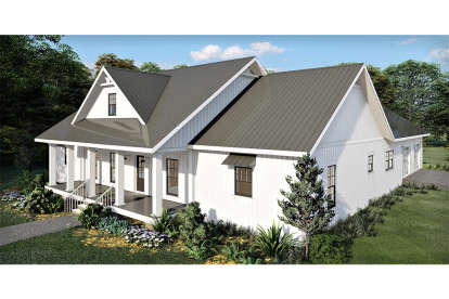 Modern Farmhouse House Plan #1776-00106 Elevation Photo