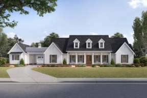 Modern Farmhouse House Plan #4534-00020 Elevation Photo