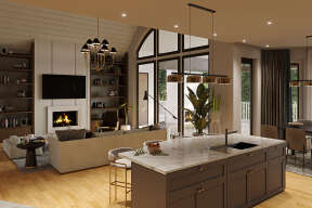 Lake Front House Plan #699-00258 Additional Photo