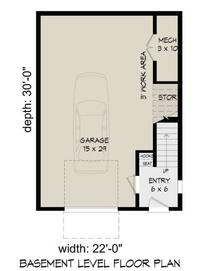 First Floor for House Plan #940-00196