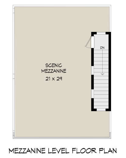 Mezzanine for House Plan #940-00196