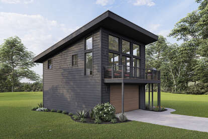 Modern House Plan #940-00198 Elevation Photo