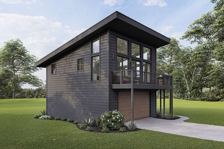 Modern House Plan #940-00198 Elevation Photo