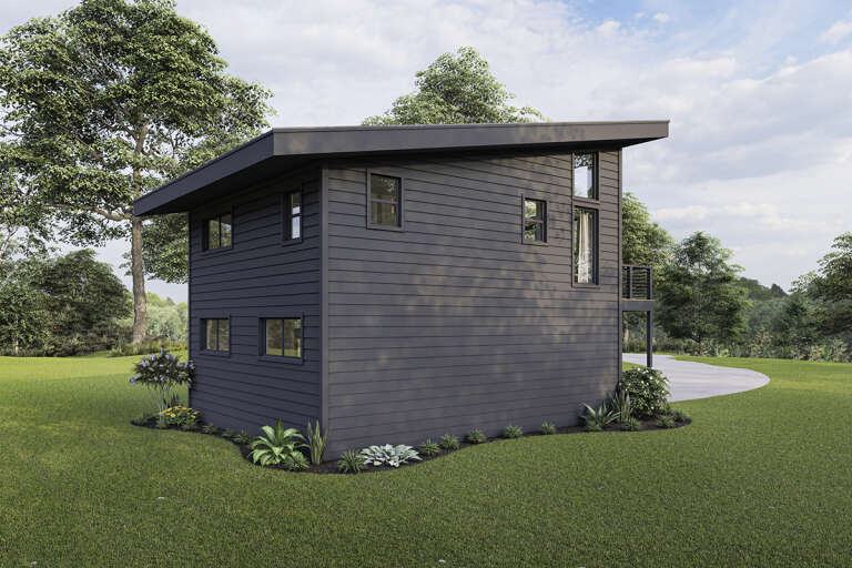 Modern House Plan #940-00198 Elevation Photo