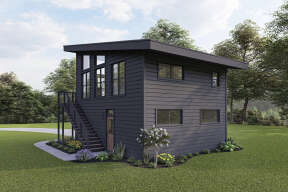 Modern House Plan #940-00198 Elevation Photo