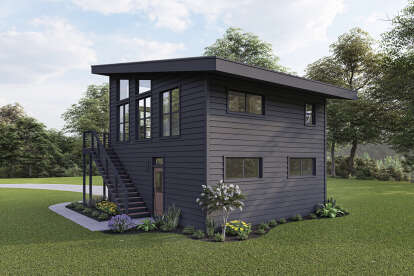 Modern House Plan #940-00198 Elevation Photo