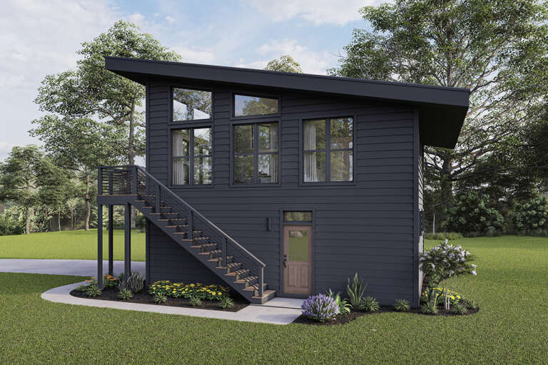 Modern House Plan #940-00198 Elevation Photo
