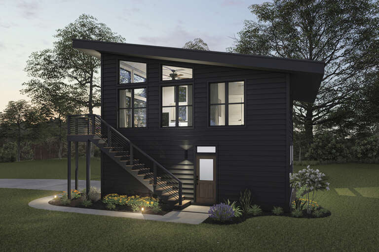 Modern House Plan #940-00198 Elevation Photo