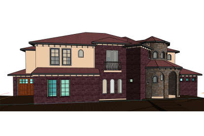 4 Bed, 5 Bath, 4673 Square Foot House Plan - #5445-00359