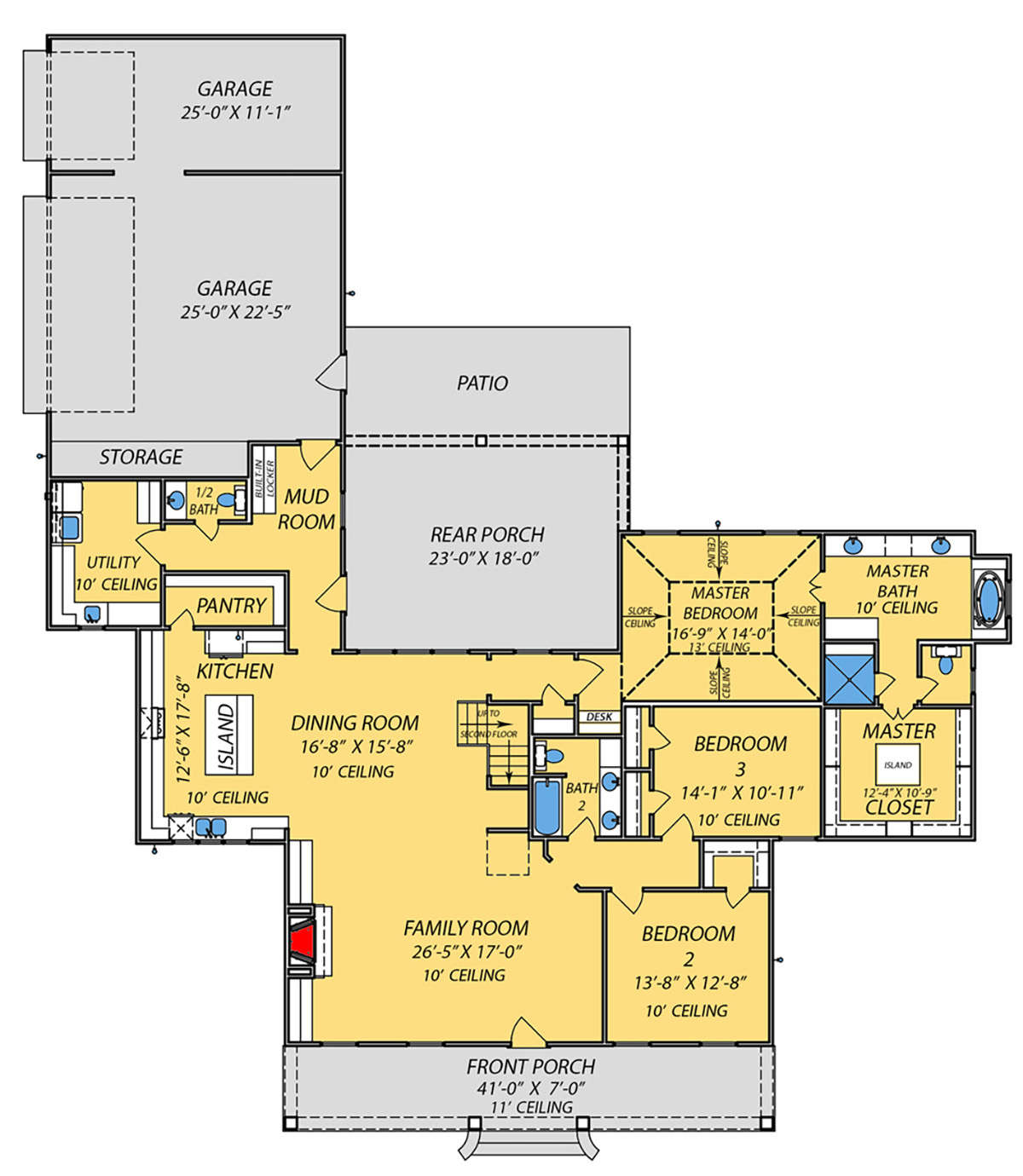 Main Floor for House Plan #9279-00007