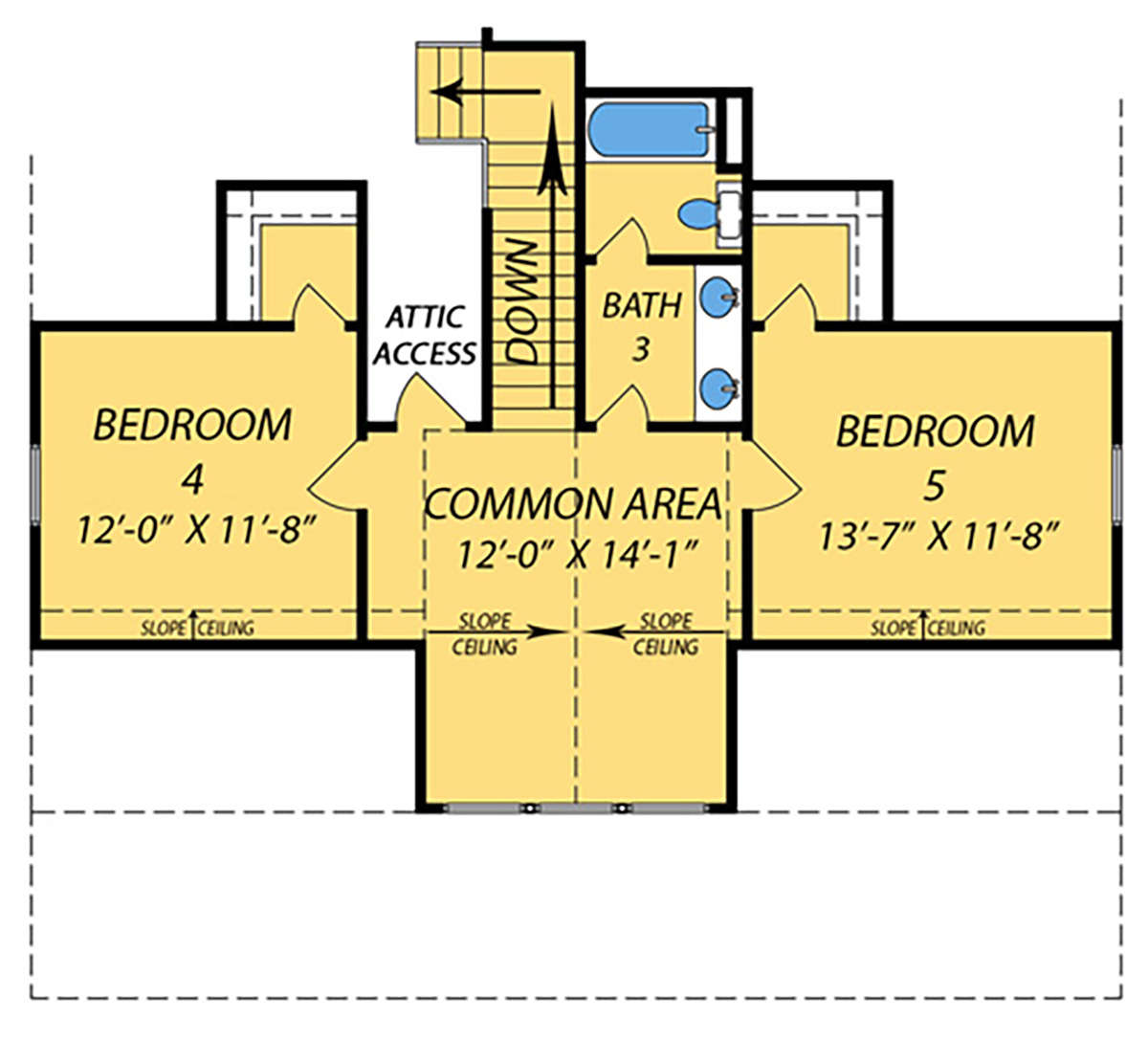 Second Floor for House Plan #9279-00007